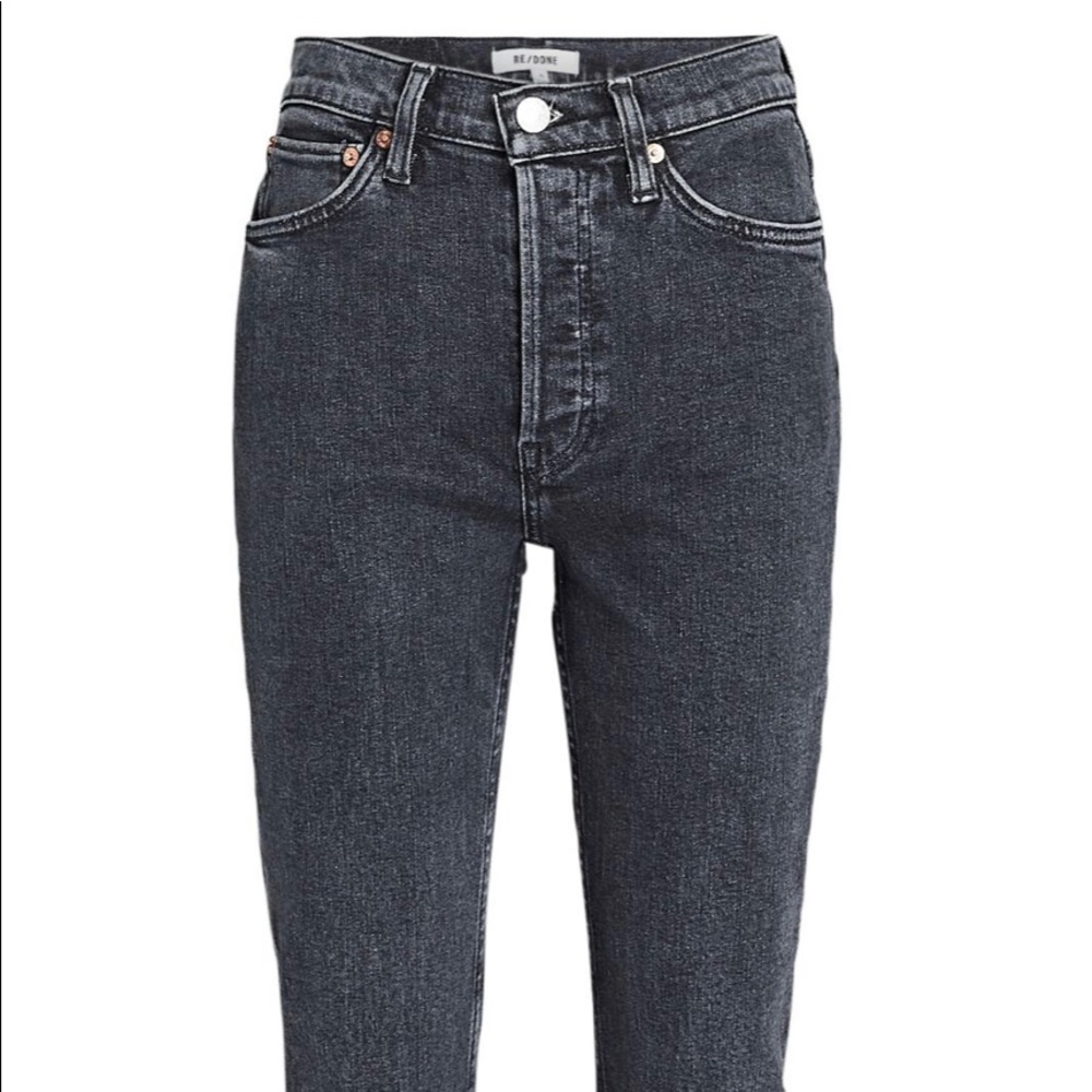 Re/Done 90’s high rise ankle crop jeans size 28